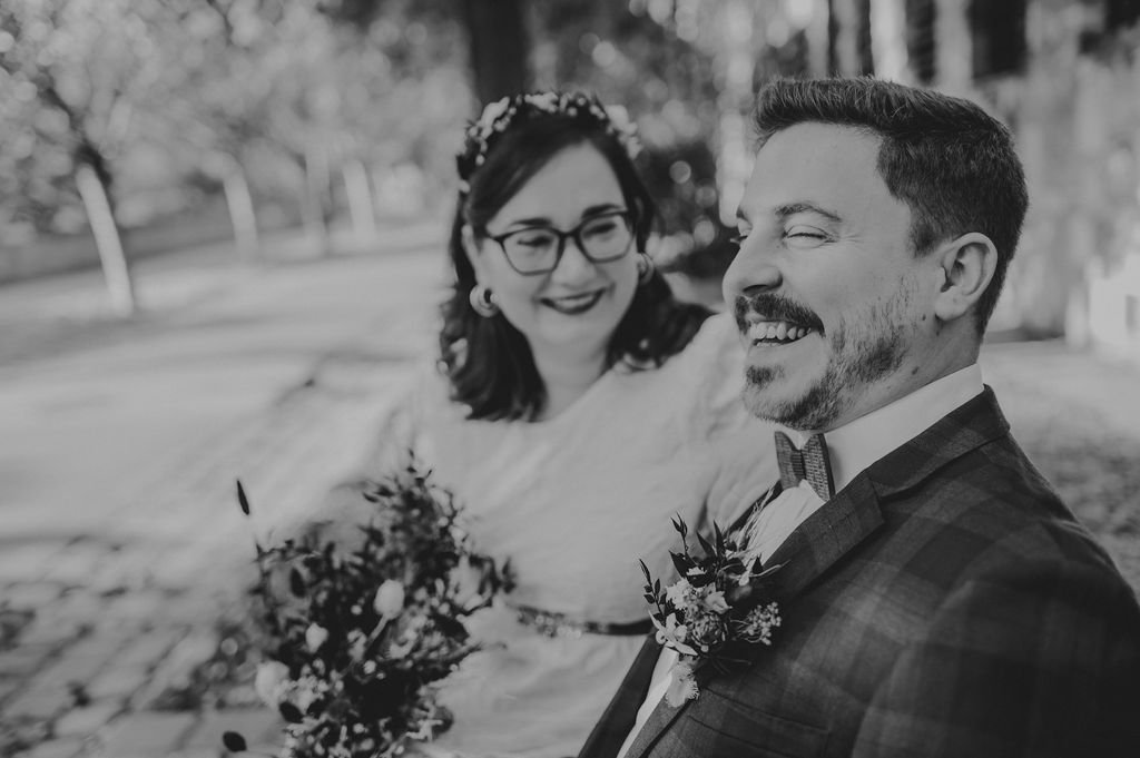 Fekete-fehér esküvői képek