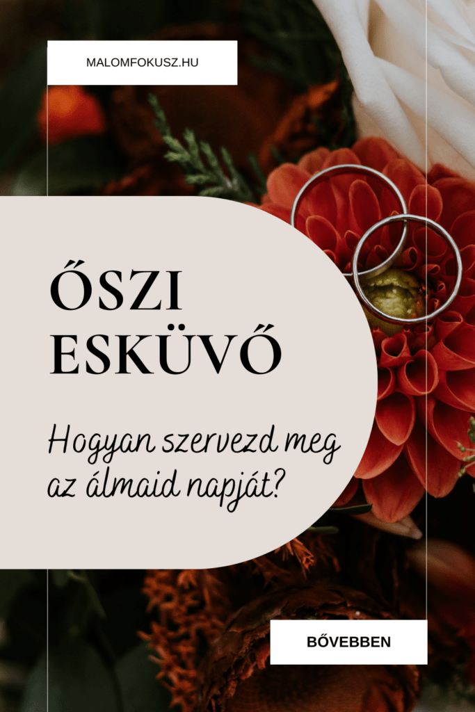 Őszi esküvő Pinterest