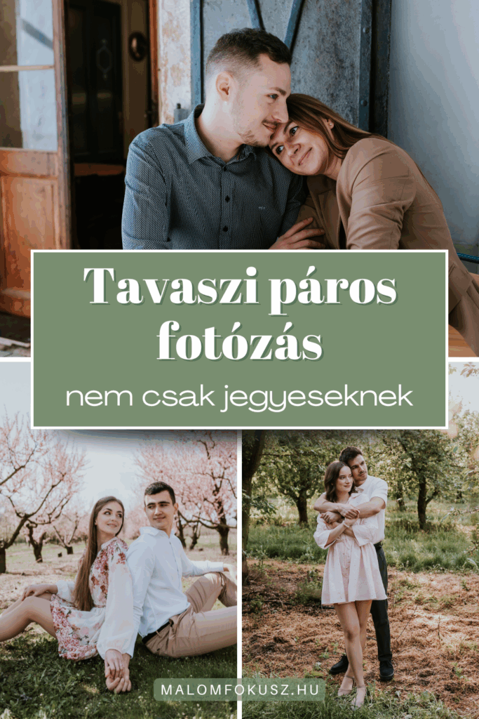 Tavaszi páros fotózás Pinterest