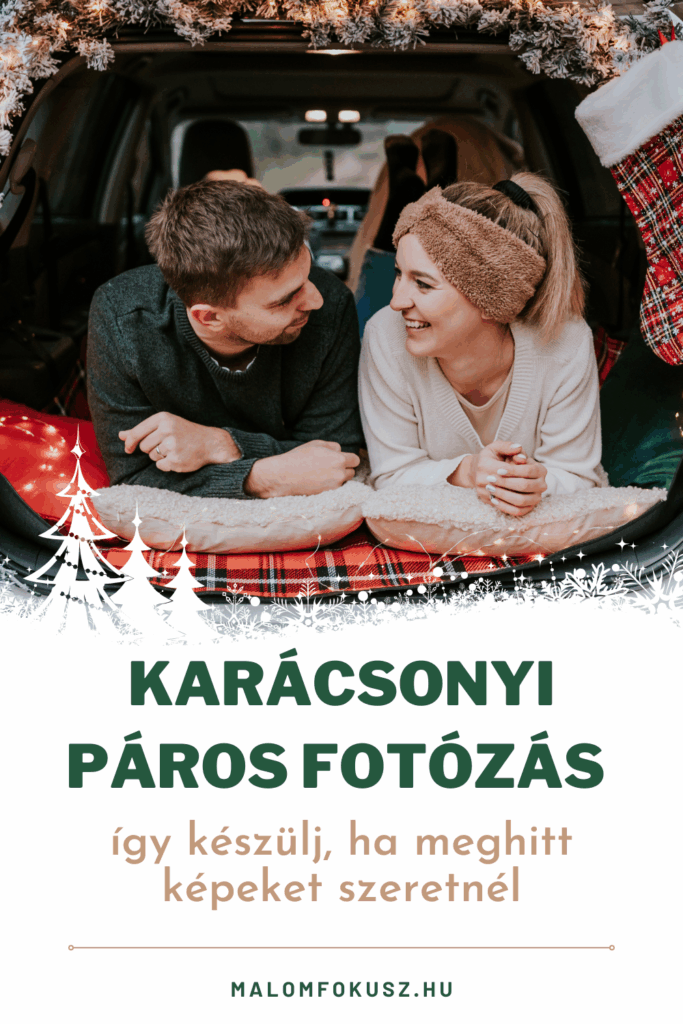 Karácsonyi páros fotózás Pinterest