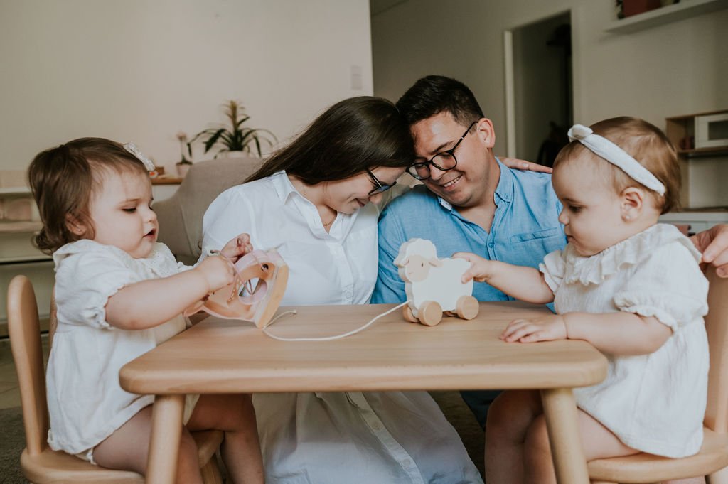 Családi fotózás otthon