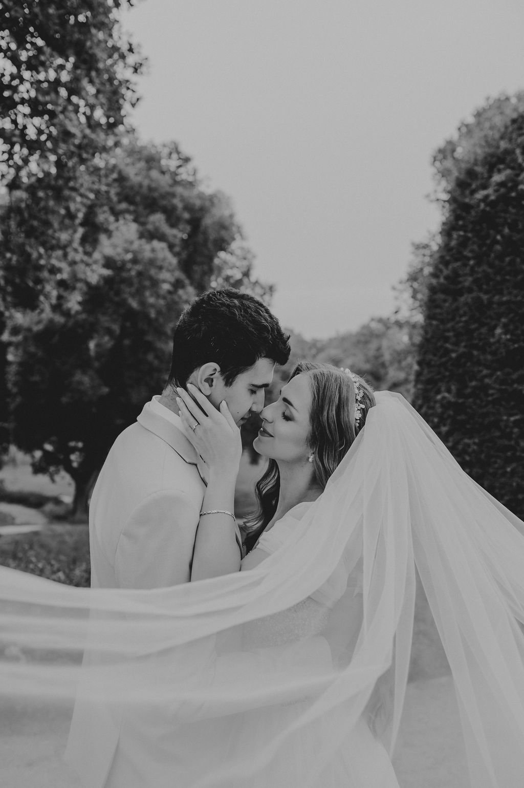 Fekete-fehér esküvői képek